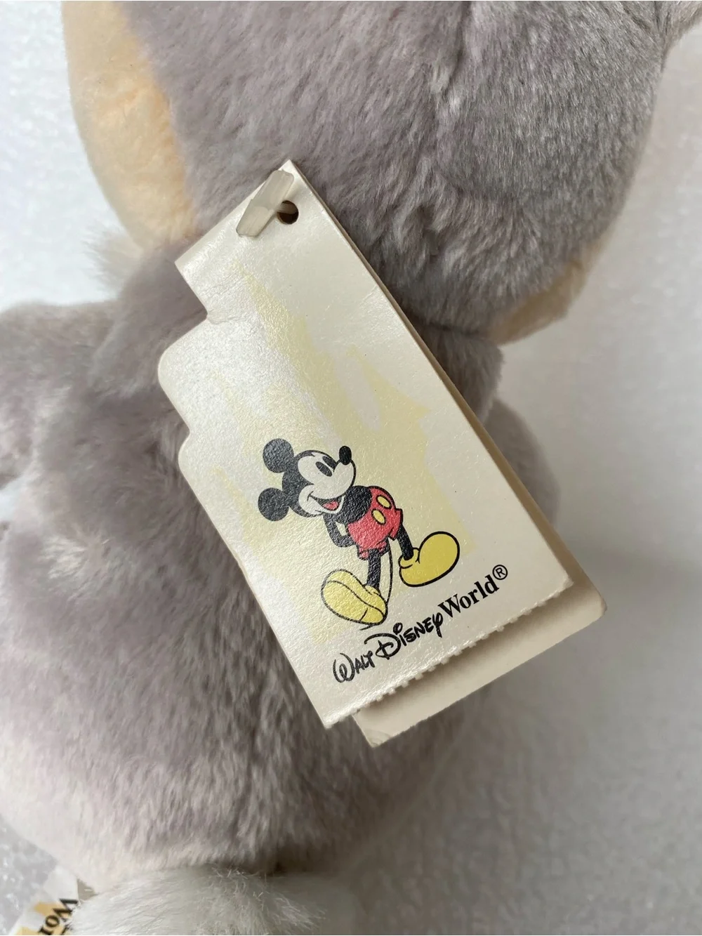 Vintage Walt Disney World THUMPER Bunny Rabbit Plush Toy From BAMBI with Tag